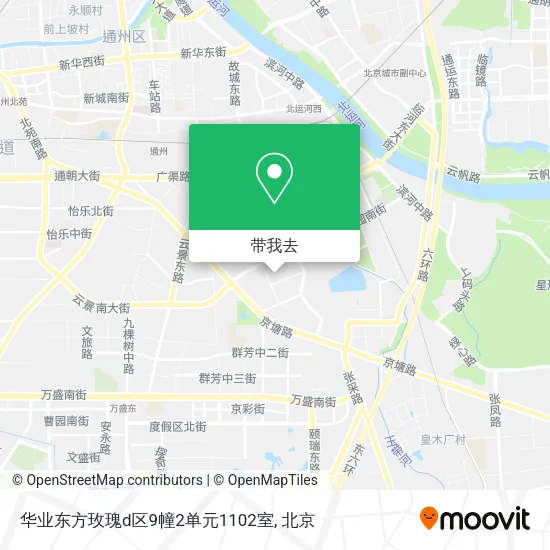 华业东方玫瑰d区9幢2单元1102室地图