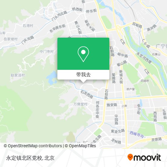 永定镇北区党校地图