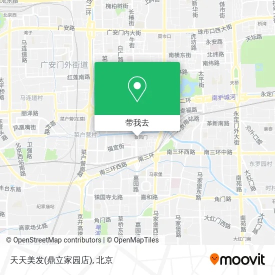 天天美发(鼎立家园店)地图