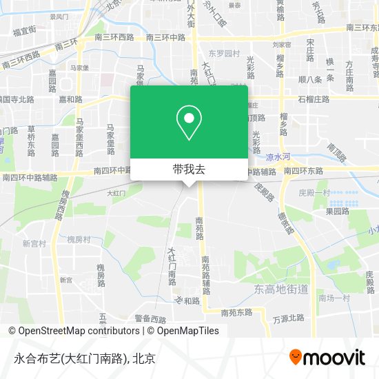 永合布艺(大红门南路)地图