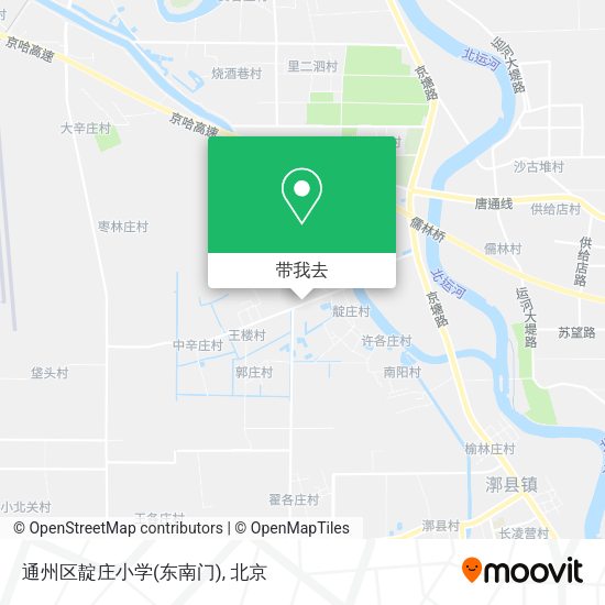通州区靛庄小学(东南门)地图
