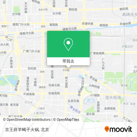 京王府羊蝎子火锅地图