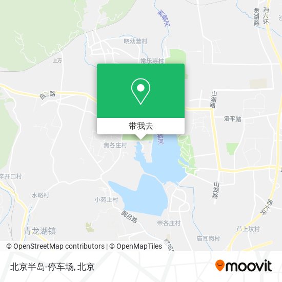 北京半岛-停车场地图