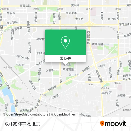 双林苑-停车场地图
