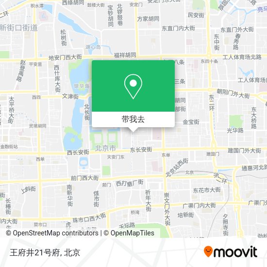 王府井21号府地图