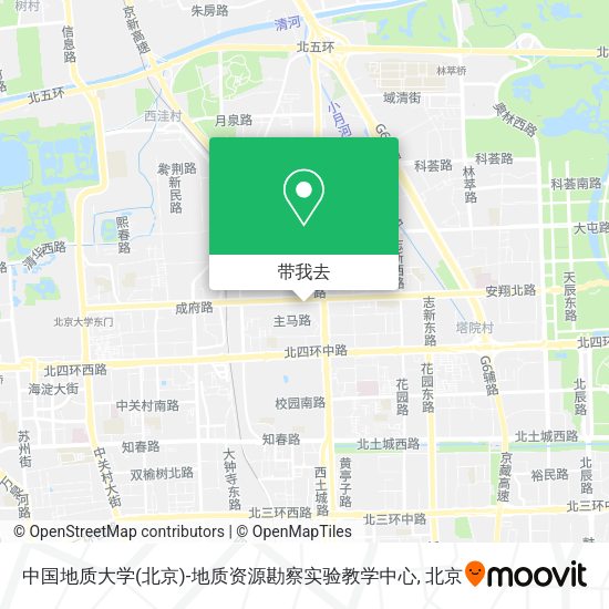 中国地质大学(北京)-地质资源勘察实验教学中心地图