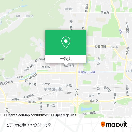 北京福爱康中医诊所地图