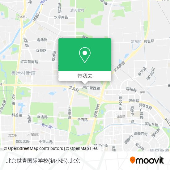 北京世青国际学校(初小部)地图