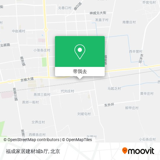 福成家居建材城b厅地图