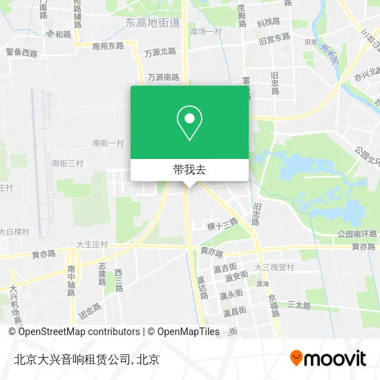北京大兴音响租赁公司地图