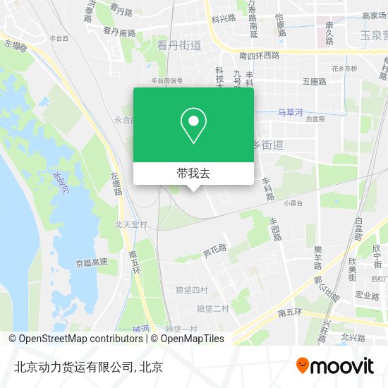 北京动力货运有限公司地图