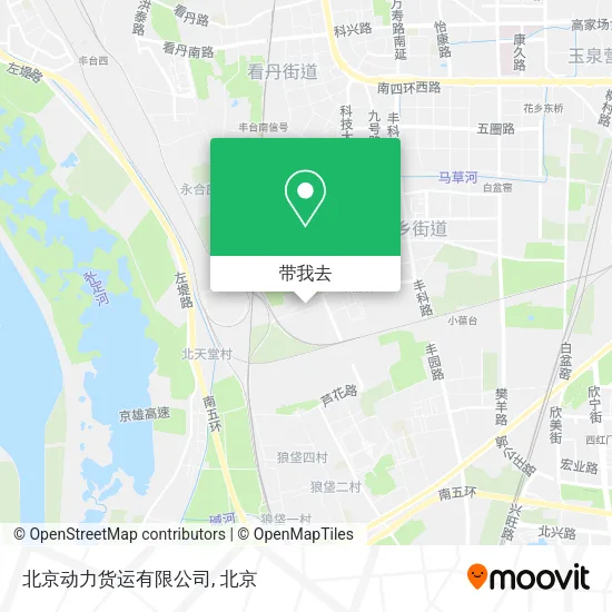北京动力货运有限公司地图