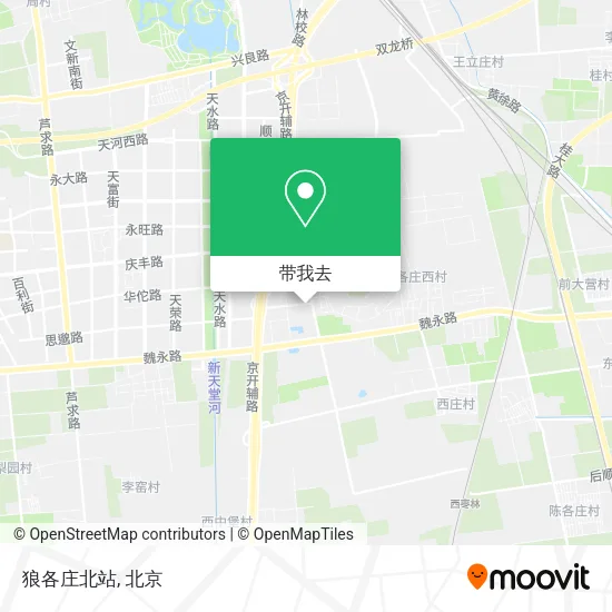 狼各庄北站地图