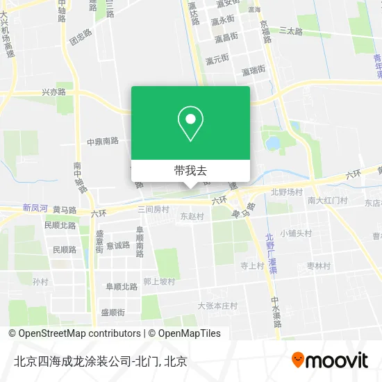 北京四海成龙涂装公司-北门地图