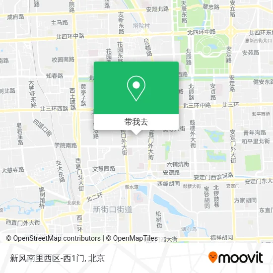 新风南里西区-西1门地图