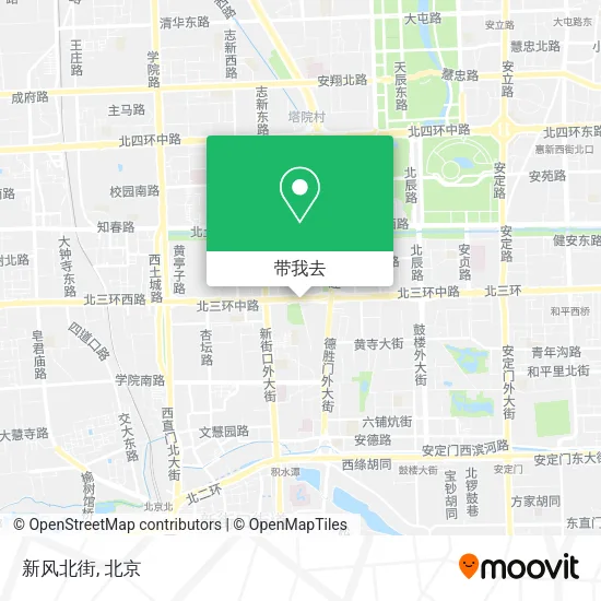 新风北街地图