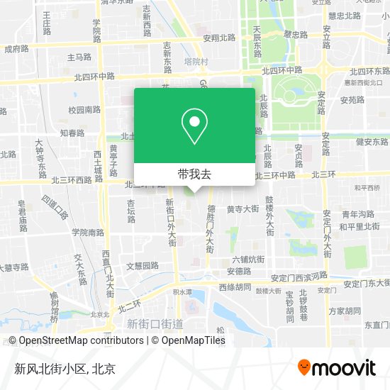 新风北街小区地图