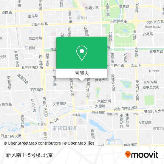 新风南里-5号楼地图