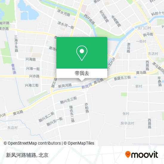 新凤河路辅路地图