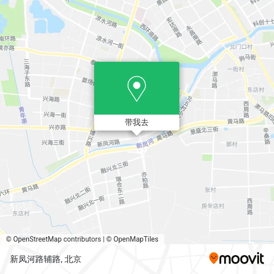 新凤河路辅路地图
