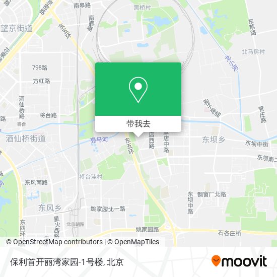 保利首开丽湾家园-1号楼地图