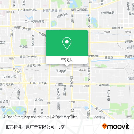 北京和谐共赢广告有限公司地图