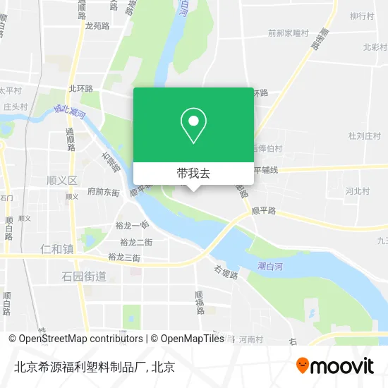 北京希源福利塑料制品厂地图
