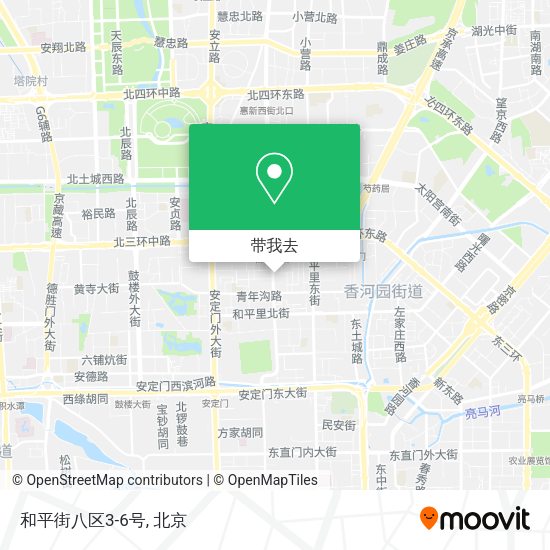 和平街八区3-6号地图
