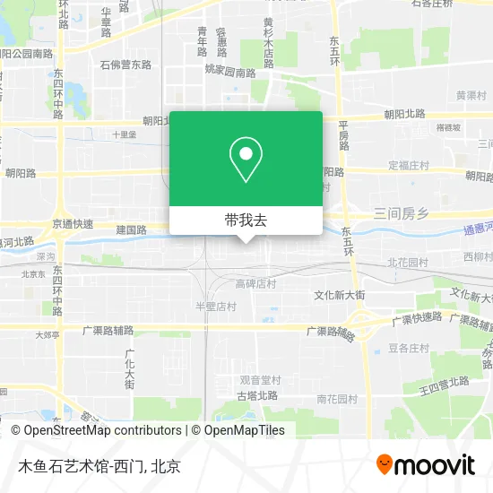 木鱼石艺术馆-西门地图
