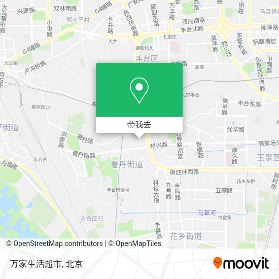 万家生活超市地图