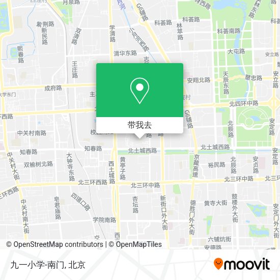 九一小学-南门地图