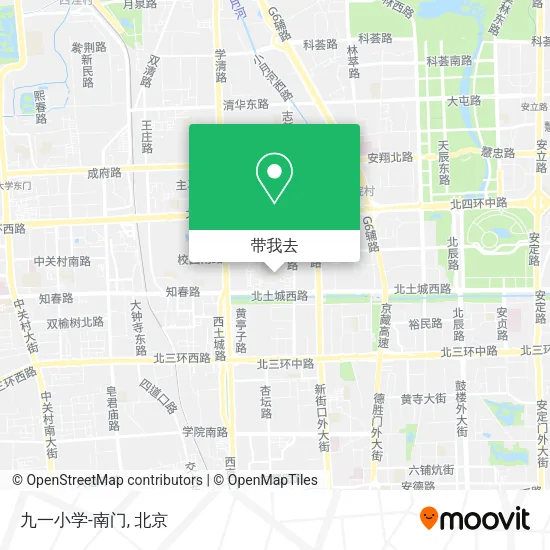 九一小学-南门地图