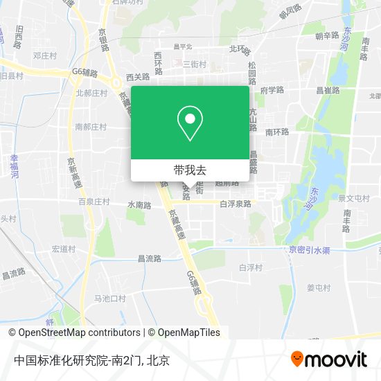 中国标准化研究院-南2门地图