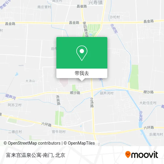 富来宫温泉公寓-南门地图