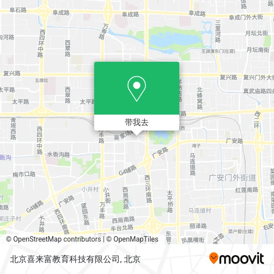 北京喜来富教育科技有限公司地图