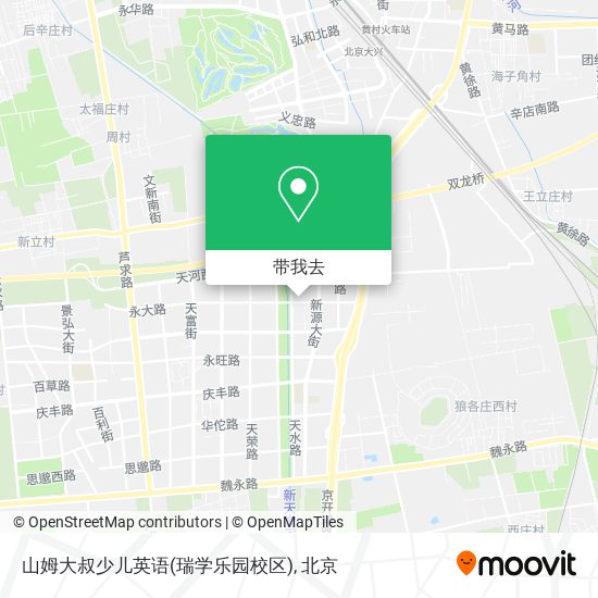 山姆大叔少儿英语(瑞学乐园校区)地图