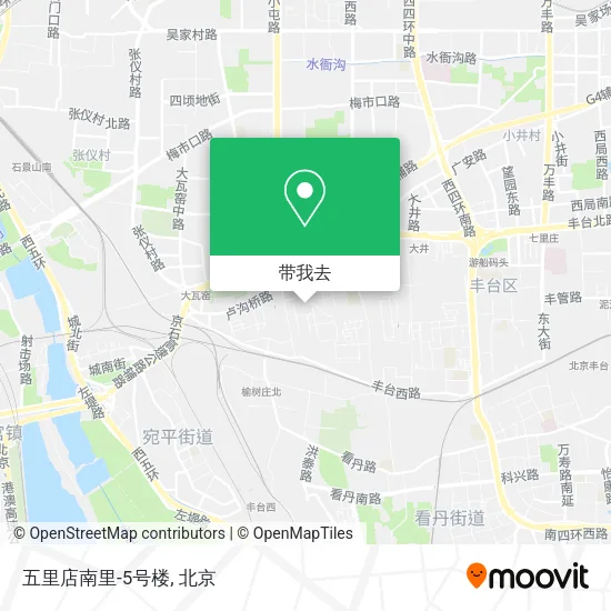 五里店南里-5号楼地图