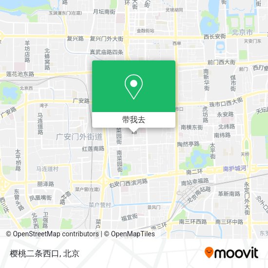 樱桃二条西口地图