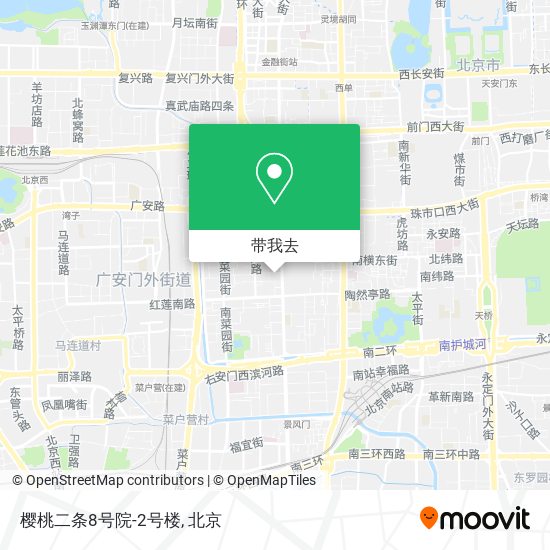 樱桃二条8号院-2号楼地图