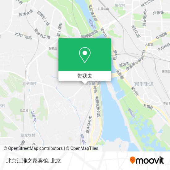 北京江淮之家宾馆地图