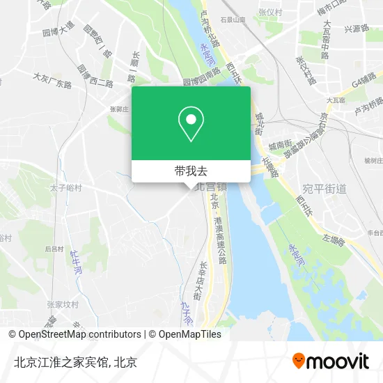 北京江淮之家宾馆地图