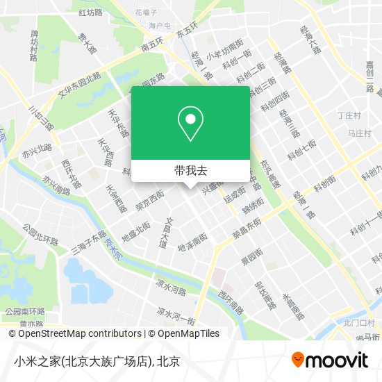 小米之家(北京大族广场店)地图