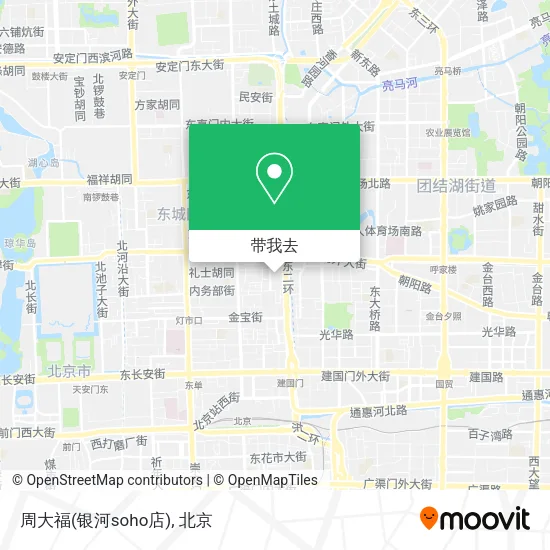 周大福(银河soho店)地图