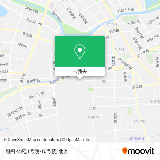 融科·钧廷1号院-10号楼地图