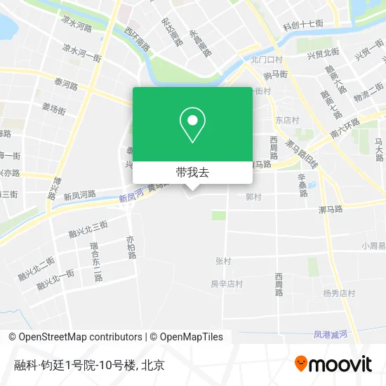 融科·钧廷1号院-10号楼地图