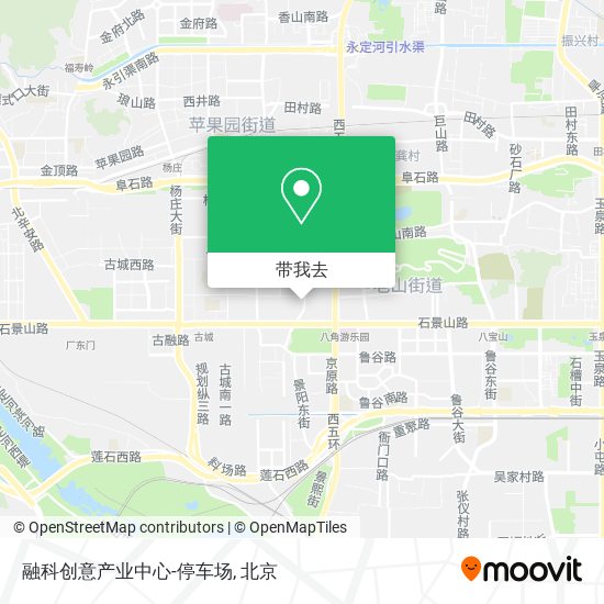 融科创意产业中心-停车场地图