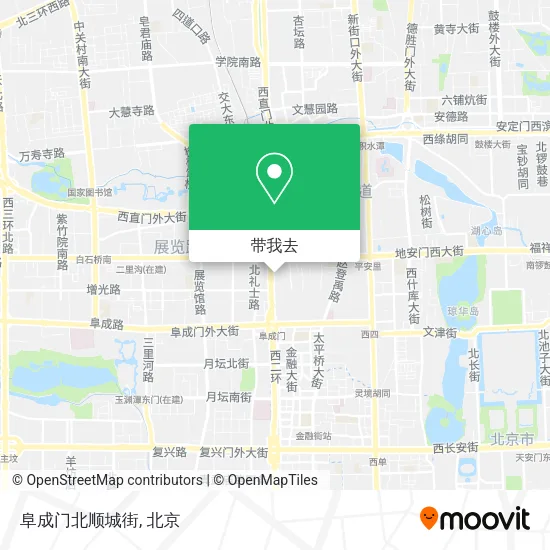 阜成门北顺城街地图