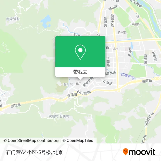 石门营A4小区-5号楼地图