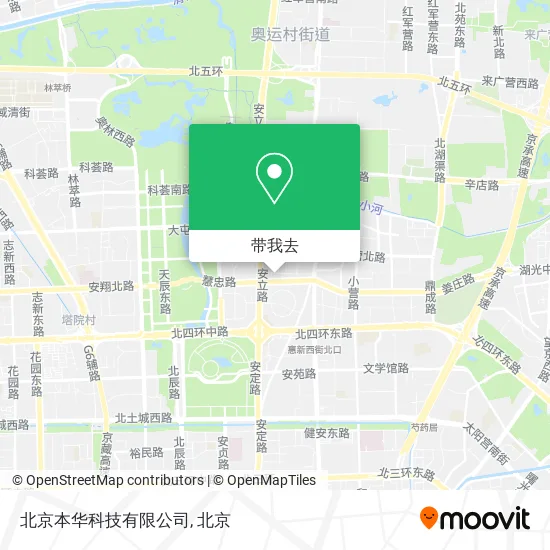 北京本华科技有限公司地图