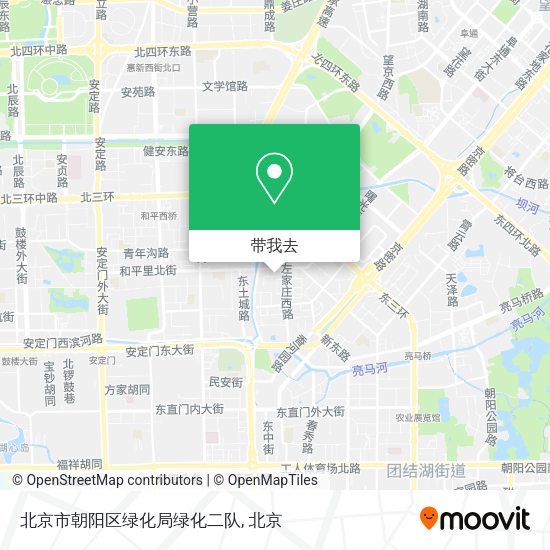 北京市朝阳区绿化局绿化二队地图